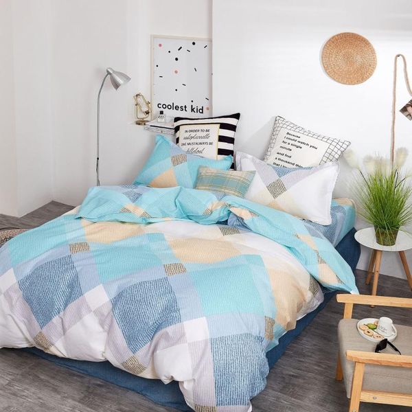 

bedding sets (quilt cover + pillowcase) 3-piece set of bedding, sheet quilt cover, sanded student dormitory