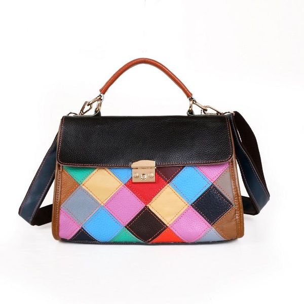 

evening bags fashion women's clutch bag leather women envelope female clutches handbag contrast shoulder