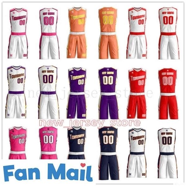 

customize any name any number man women girl youth kids boys basketball jerseys sport shirts as the pictures you offer aa0044, Black;red