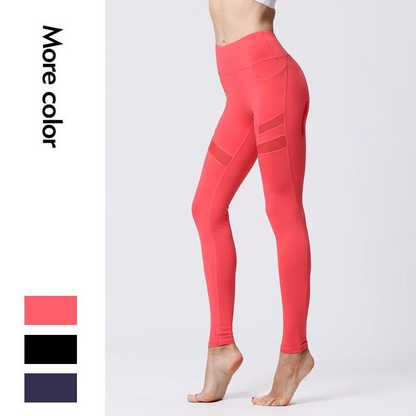 

yoga outfits energy pants women high waist sport, White;red