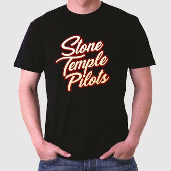 

Stone Temple Pilots Logo Men's Black T-Shirt Size S to 3XL, White;black