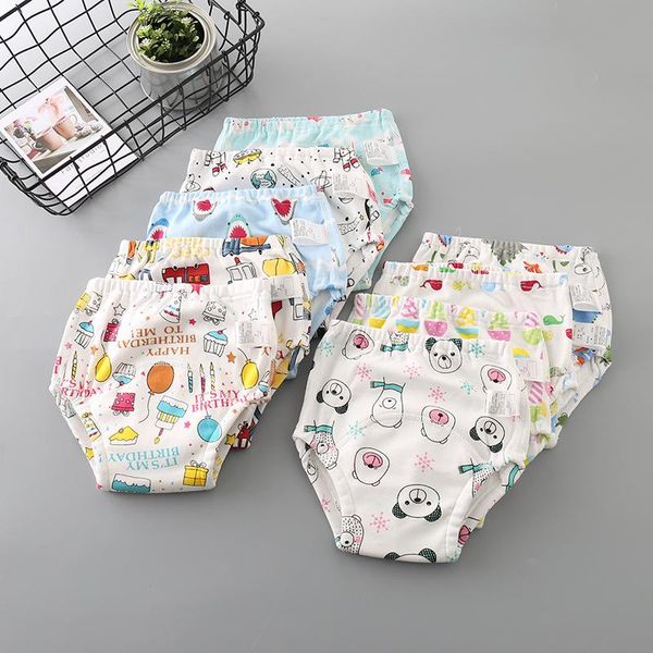

cloth diapers 1pcs cute cartoon baby reusable nappies diaper washable infants children cotton waterproof training pants