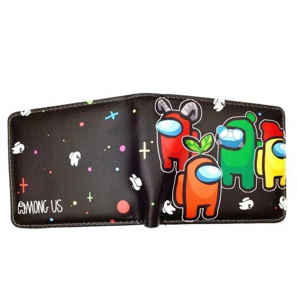 

game wallet pu leather short purse with coin pocket wm wallets1, Red;black