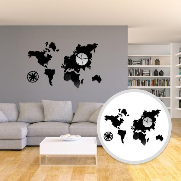

wall stickers clock diy acrylic sticky clocks