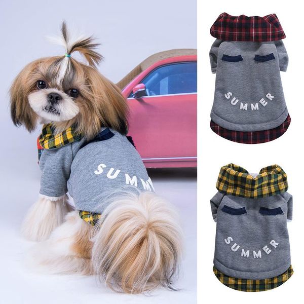 

dog apparel pet puppy summer dress small cat clothes vest t shirt poleras para perros chaleco clothes#y5