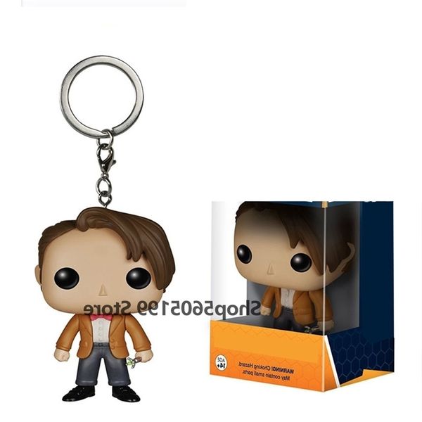 

83funko pop mystery doctor who police booth tadis space-time machine key chain