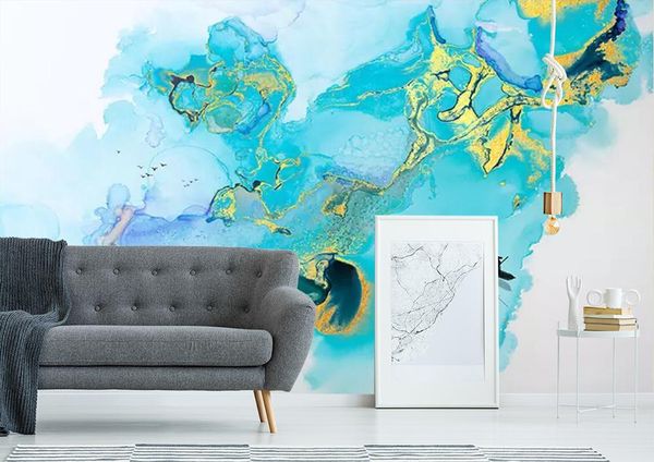 

wallpapers [self-adhesive] 3d blue pattern 1830966 wall paper mural print decal murals