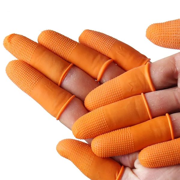 

latex rubber finger cots protector protective gloves cover model tools, Blue;gray