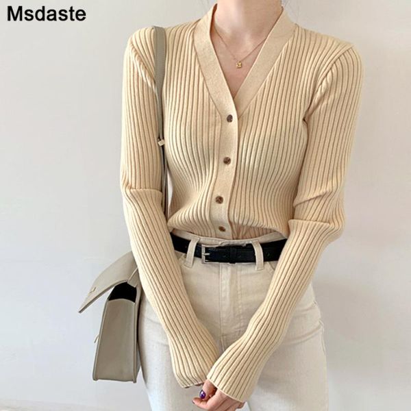 

women's knits & tees sweater women cardigans casual female buttons solid soft long sleeve v-neck coat woman cardigan sweaters, White