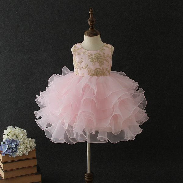 

girls dresses baby girl dress kids clothes children princess tutu skirt wedding sequin party formal pettiskirt b7446, Red;yellow