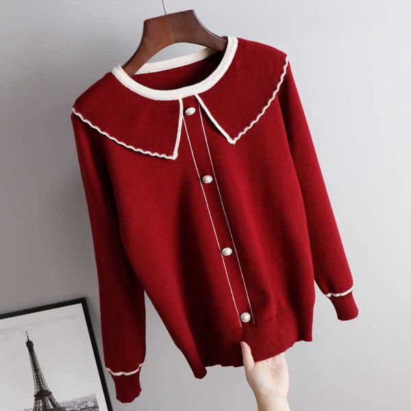 

women's sweaters fashion doll turtlenecks for women in spring and autumn ki6n, White;black