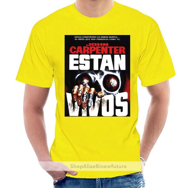 

estan movie john carpenter men funny t shirts streetwear fashion tshirts homme 2021 tee shirt skull t-shirt xxxxl @000642, White;black