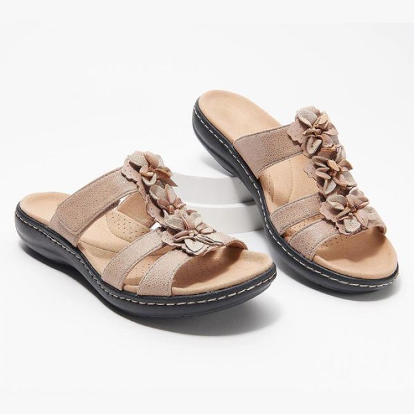 

slippers summer women platform wedges solid color flowers shoes ladies casual comfort open toewomen non-slip outdoor sandal 2021, Black