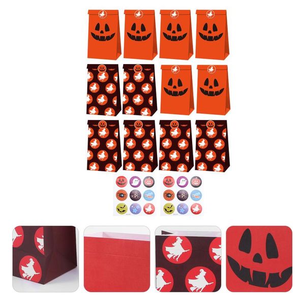 

Gift Wrap 1Set Creative Festival Bags With Sticker Decorative Candy