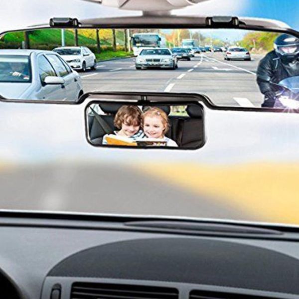 

other interior accessories 2 in 1 rotatable car mirrors double rearview mirror child view infant kids universal wide angle safety accessory