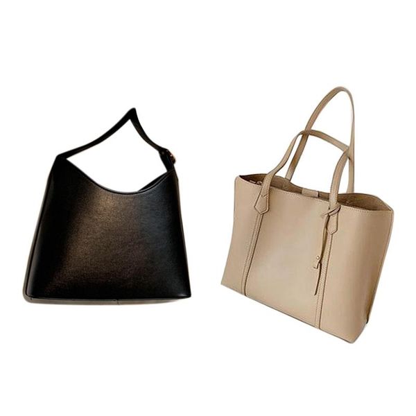 

evening bags 2 pcs women's messenger bag fashion luxury retro one shoulder bucket travel leisure handbag black & khaki