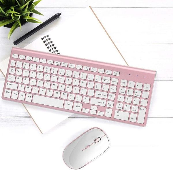 

keyboard mouse combos wireless and component usa / fr (azerty), pink for mac, windows, unix, usb, plug play systems