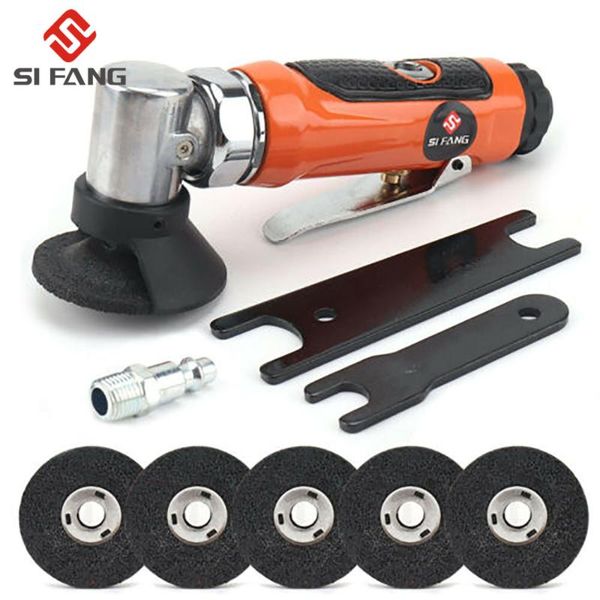 

pneumatic tools 2inch air angle die grinder 90 degree grinding machine cut off polisher tool set with spanner wrench 15,000 rpm