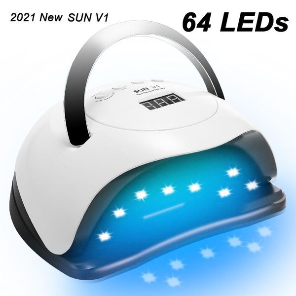 

nail dryers uv led lamp for drying nails gel varnish with 64 leds professional dryer manicure salon