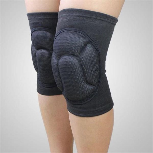 

elbow & knee pads thickening kneepad sponge sports pad football volleyball extreme eblow brace support lap protect cycling protector, Black;gray
