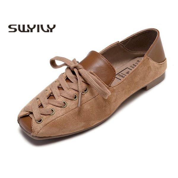 

women loafers ballet flats square toe new chic shoes women black flats ladies casual shoes soft womens ballerina3626514