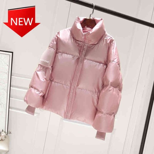 

coats female thick overcoat oversized from short women parka 90% white down winter jacket, Tan;black