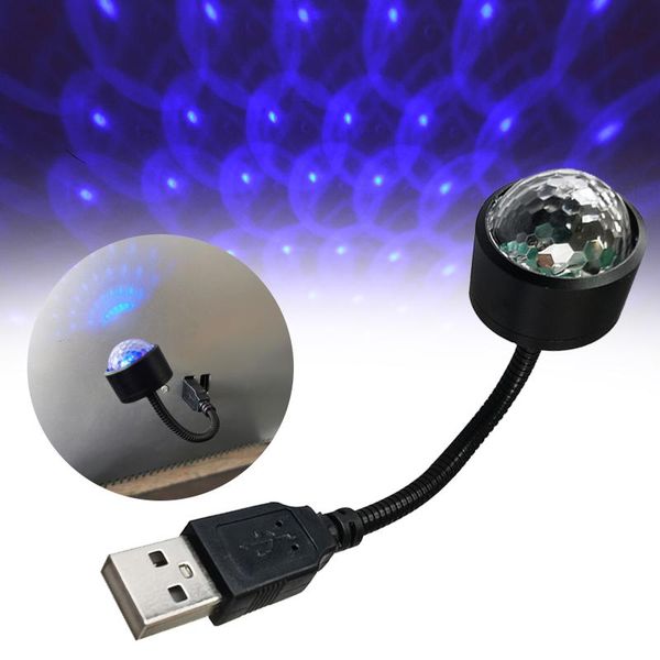 

car headlights led atmosphere lamp voice control light usb lights decoration for night driving 1 pcs