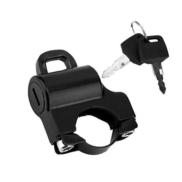 

theft protection universal with 2 keys motorcycle helmet lock durable hanging for 22mm tube safety security quick release anti