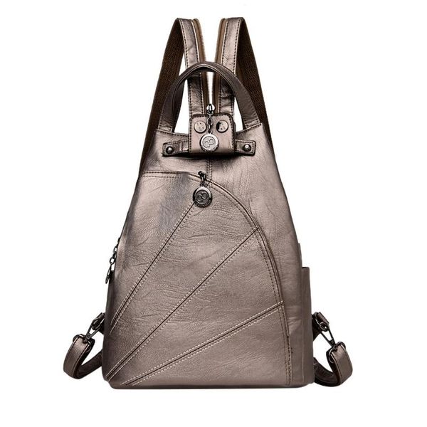 

outdoor bags aelicy 2021 fashion backpacks ladies vintage school one shoulder bag travel backpack solid color multifunctional women's