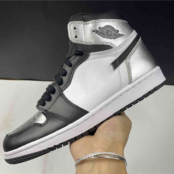 

men's jumpman 1 basketball shoes women's silver toe outdoor casual sports