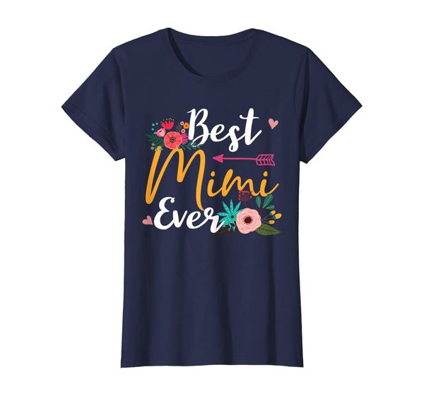 

Womens Best Mimi Ever Flower Wreath Tribal Arrows Gift Women Shirt, Mainly pictures