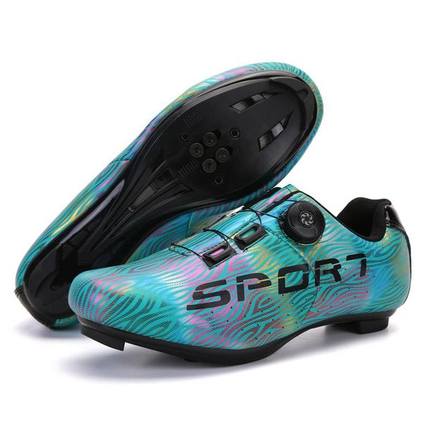 

cycling footwear bicycle shoes men spd flat cleats road bike outdoor sports mountain professional sneakers zapatillas de ciclismo, Black