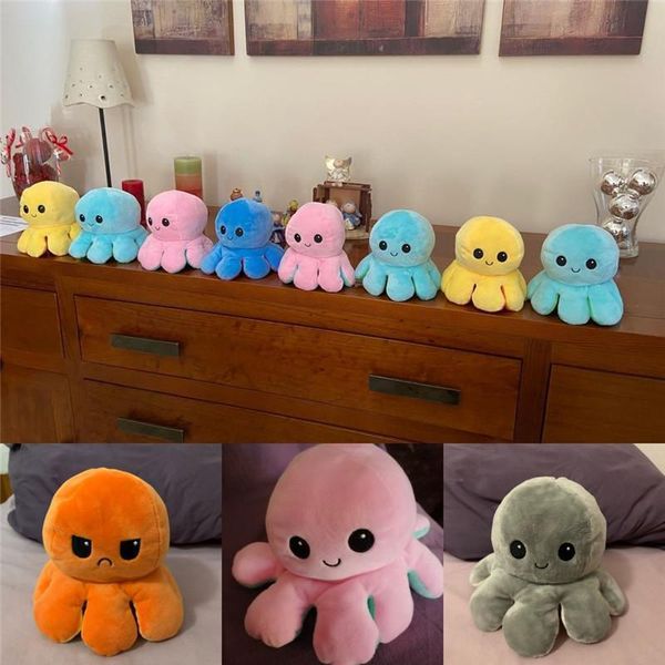 

dhl shipping reversible flip ocs doll mood ocs plush toys double-sided flip cute doll toys gifts