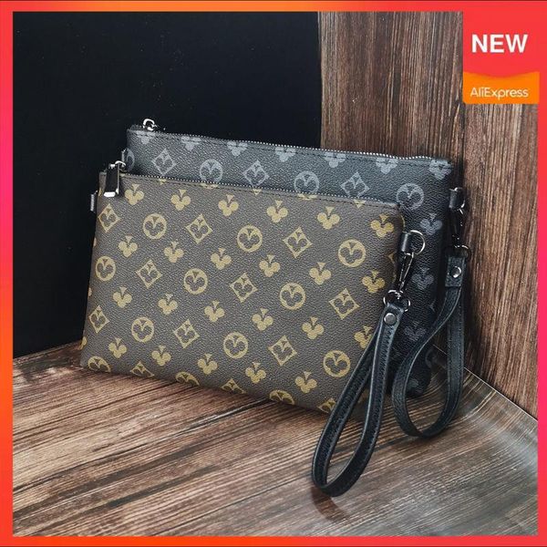 

waist bags designer bag soft leather clutch classic vintage high capacity wallet ins fashion printing handbag