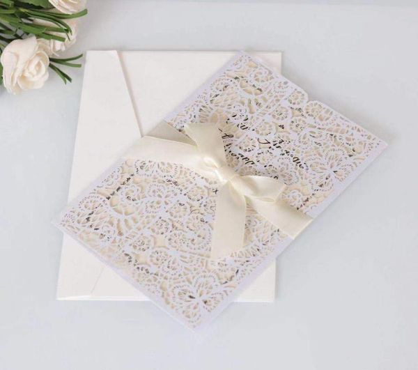 

greeting card 3d lace flowers wedding invitation party decoration cards