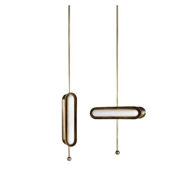 

pendant lamps postmodern simple light luxury creative chandelier model room bedroom living dining bar table