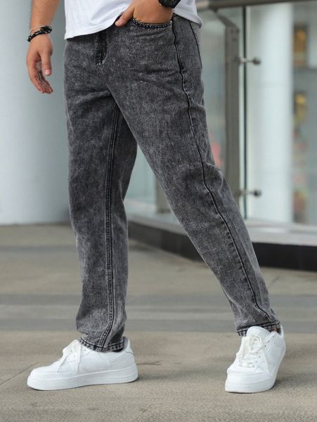 

men slant pocket jeans x1pm#, Blue