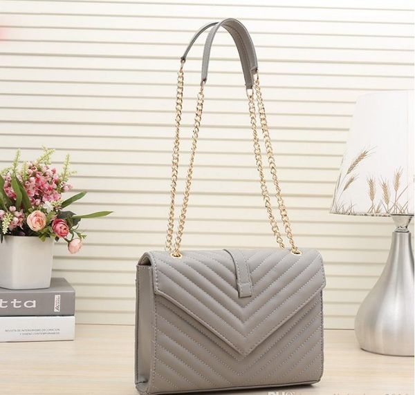 

2023 brand fashion vintage c womens c bags designer handbags for women leather black white red chain bag lychee pattern cross body shoulder