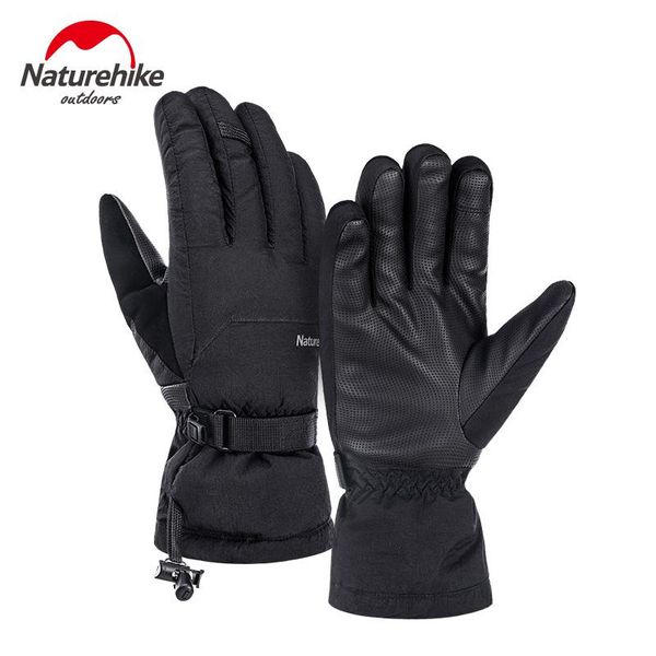 

ski gloves naturehike winter polyester pu waterproof non-slip duck down elastic cotton keep warm outdoor camping skiing thicken