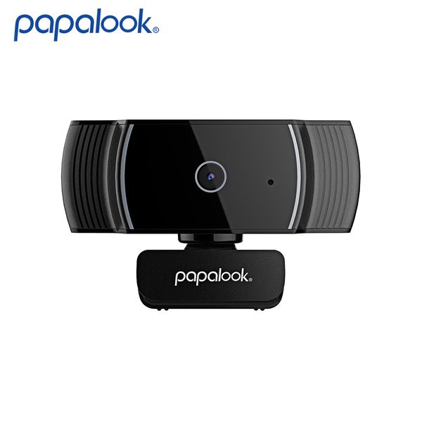 Autofocus 1080p webcam com microfones estéreo, câmera web USB FHD 30fps, streaming online classe laptop