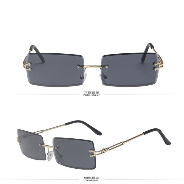 

vqjo grotu 2020rimless cut edge gradual cycling glasses outdoor glasses change sunglasses eyeglass ocean film sunglasses korean fashion, White;black