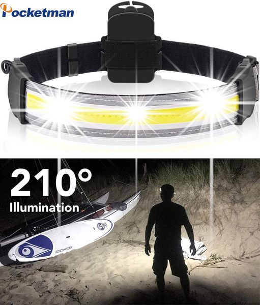 

headlamps 8000lm cob led headlamp most powerful waterproof headlight high lumen head lamp work light for camping cycling fishing outdoor