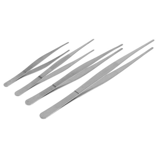 

eyebrow tools & stencils 4pcs stainless steel anti-skid thickened serrated tip