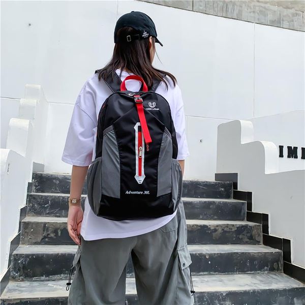 

backpack travel for men's fashion vacation bagpack large capacity men women backbag durable 2021 hiking black