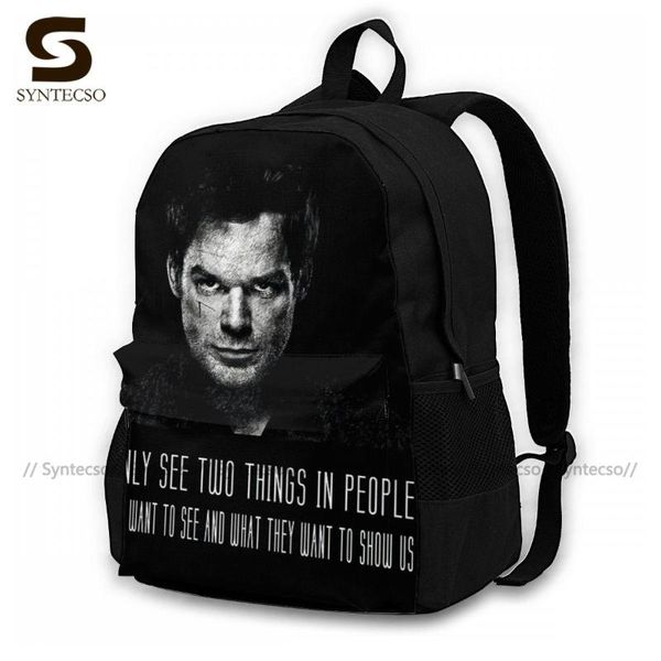 

dexter backpacks travel teenage lightweight backpack aesthetic polyester bags