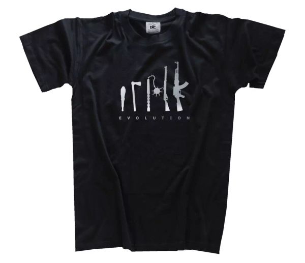 

silver edition arms weapons gun ak47 evolution t-shirt s-xxxl, White;black
