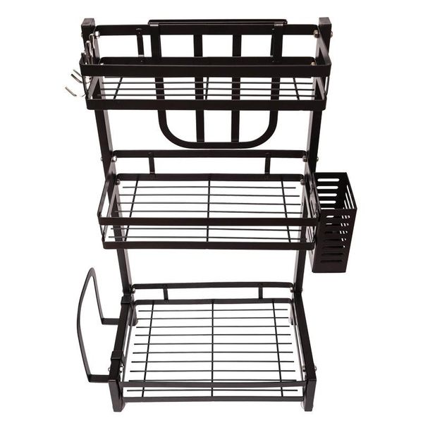 

kitchen storage & organization kitchenware racks household stainless steel deskcounter multi-layer condiment floor knife rack