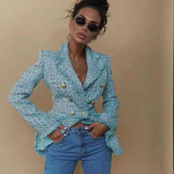 

women's sweaters fashion plaid coat long sleeve double-breasted slim notch collar party female winter new 9m3z, White;black