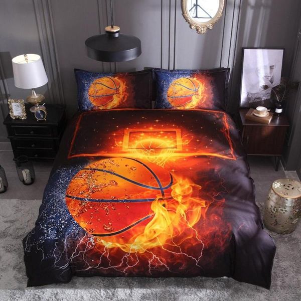 

bedding sets king  luxury sports department basketball football quilt cover pillow case duvet bed comforters set 2021