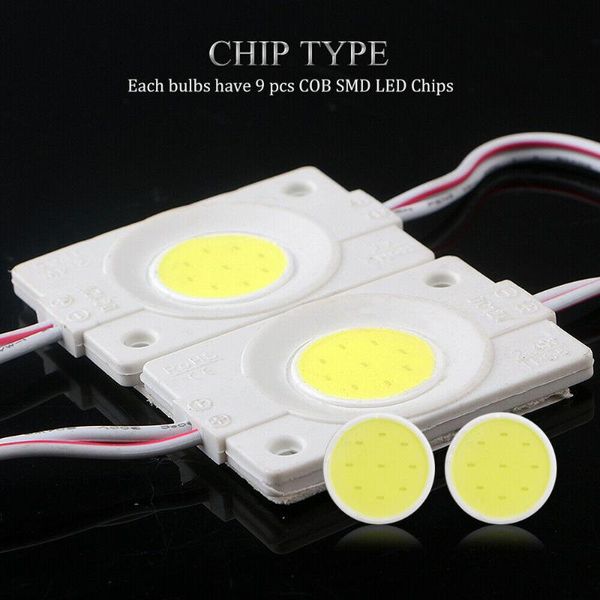 

strips pcs/lot 2021 2.4w/pcs injection cob led module with lens dc12v advertising light,led backlight for channel letters